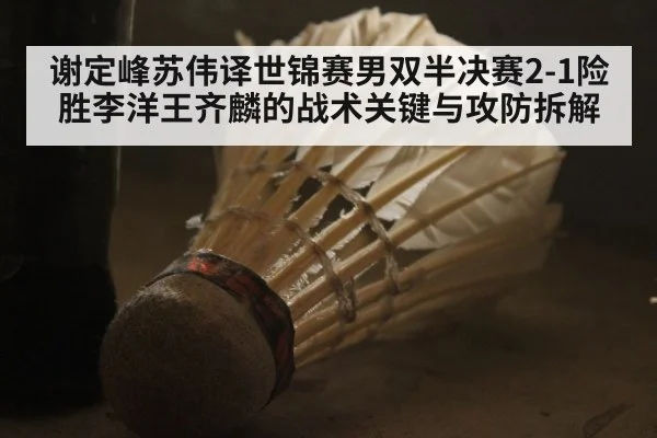 谢定峰苏伟译世锦赛男双半决赛2-1险胜李洋王齐麟的战术关键与攻防拆解